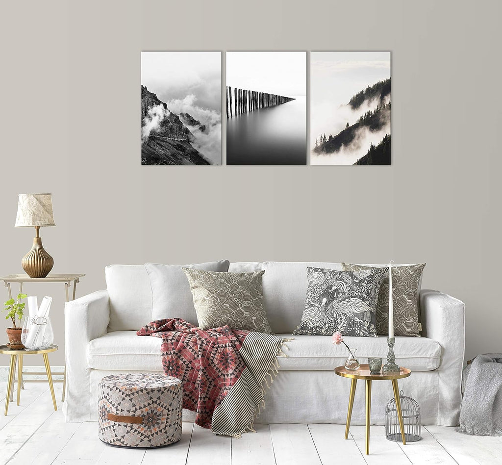 Black and White Canvas Wall Art T36552