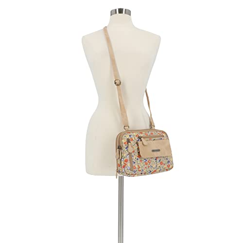 Triple Compartment Crossbody Bag K456838
