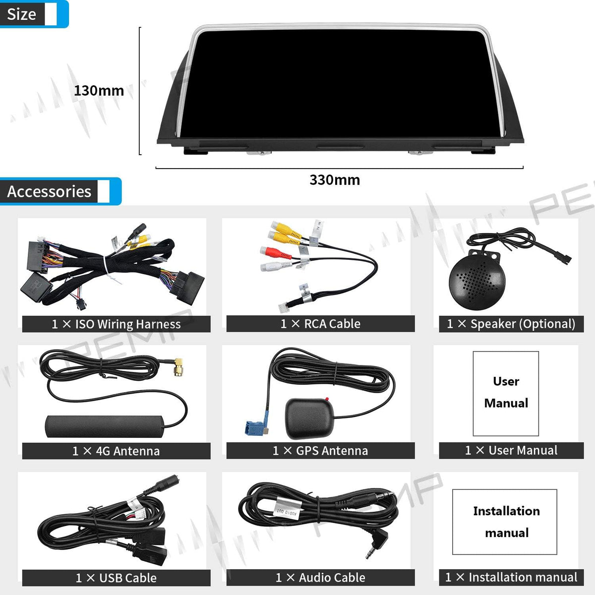 10.25 inch IPS Touch Screen Android 10 Monitor W53293