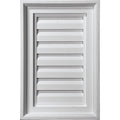 12 inch x 25 inch Vertical Urethane Gable Vent Louver D64871