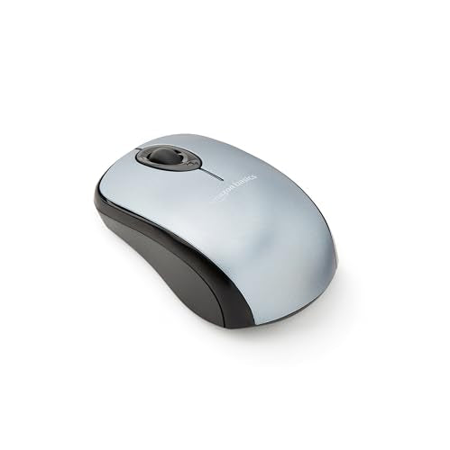 Black Wireless Optical Computer Mouse with USB Nano Receiver L304
