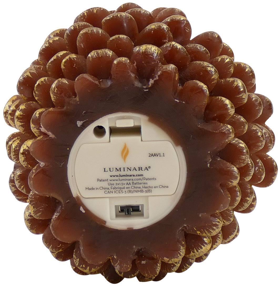 Flameless Pine Cone Candle E5275