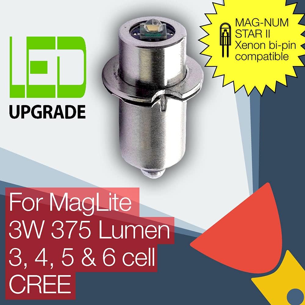 LED Conversion Bulb 375Lm bi-pin for Torch Flashlight R34788