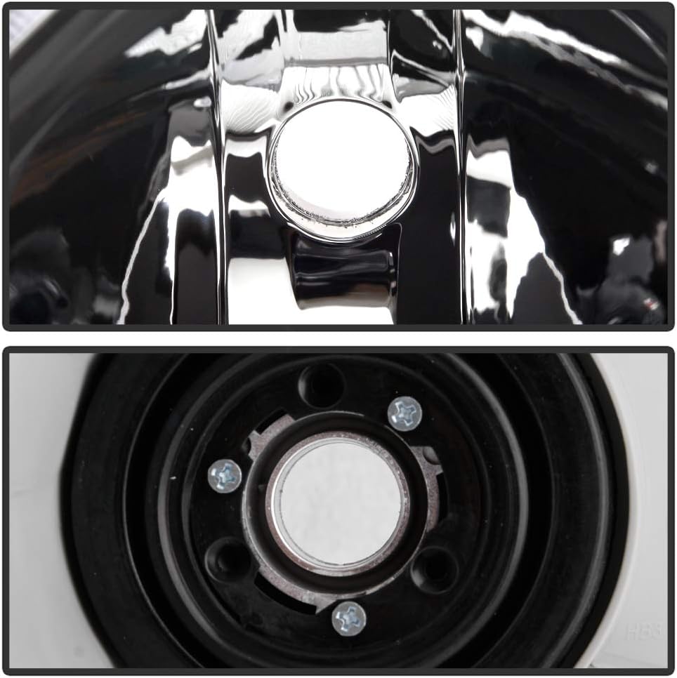 Black Replacement Headlights Driver + Passenger Side A928