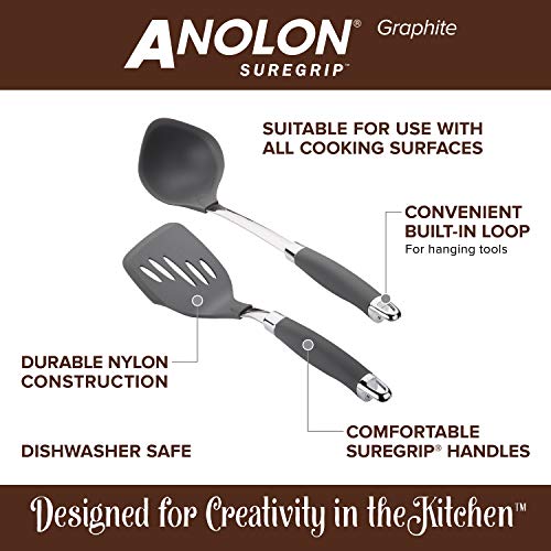 5 Piece Nonstick Kitchen Utensil Set, Graphite K230