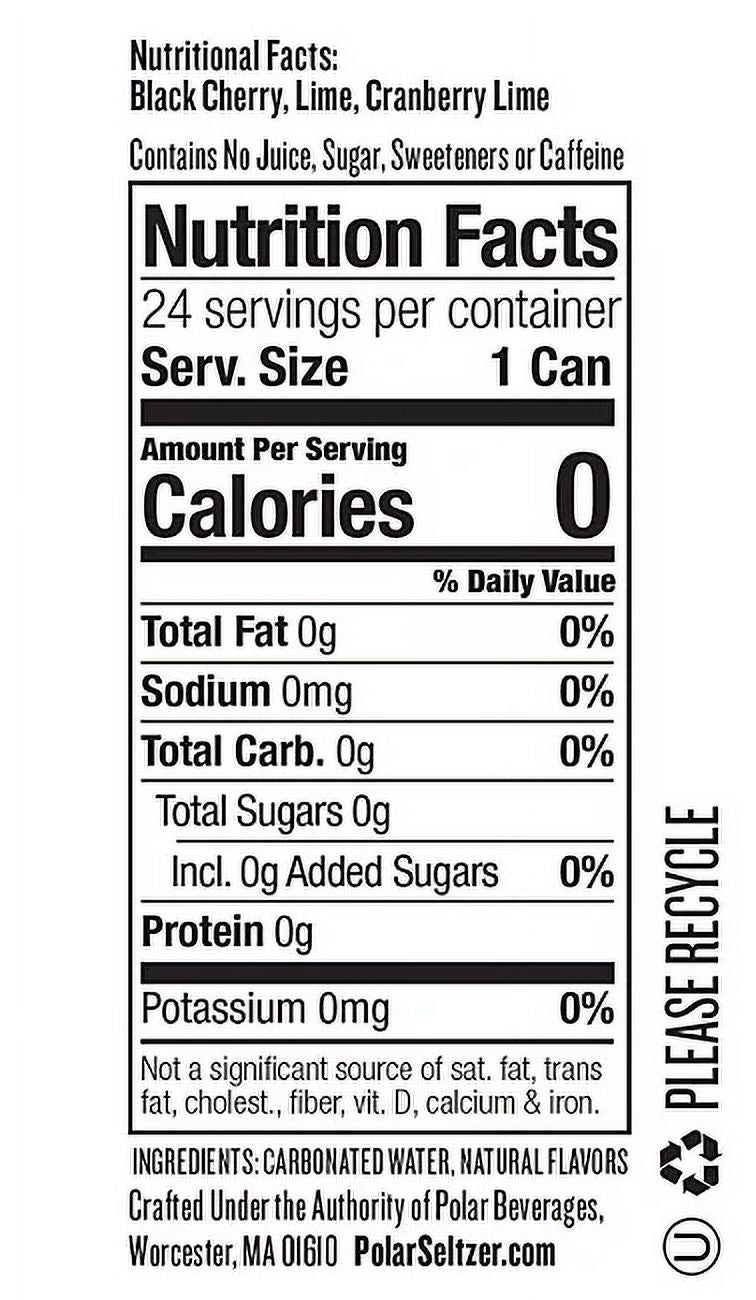 Seltzer Water Variety Pack (12 fl. oz., 24 pk.) H37865