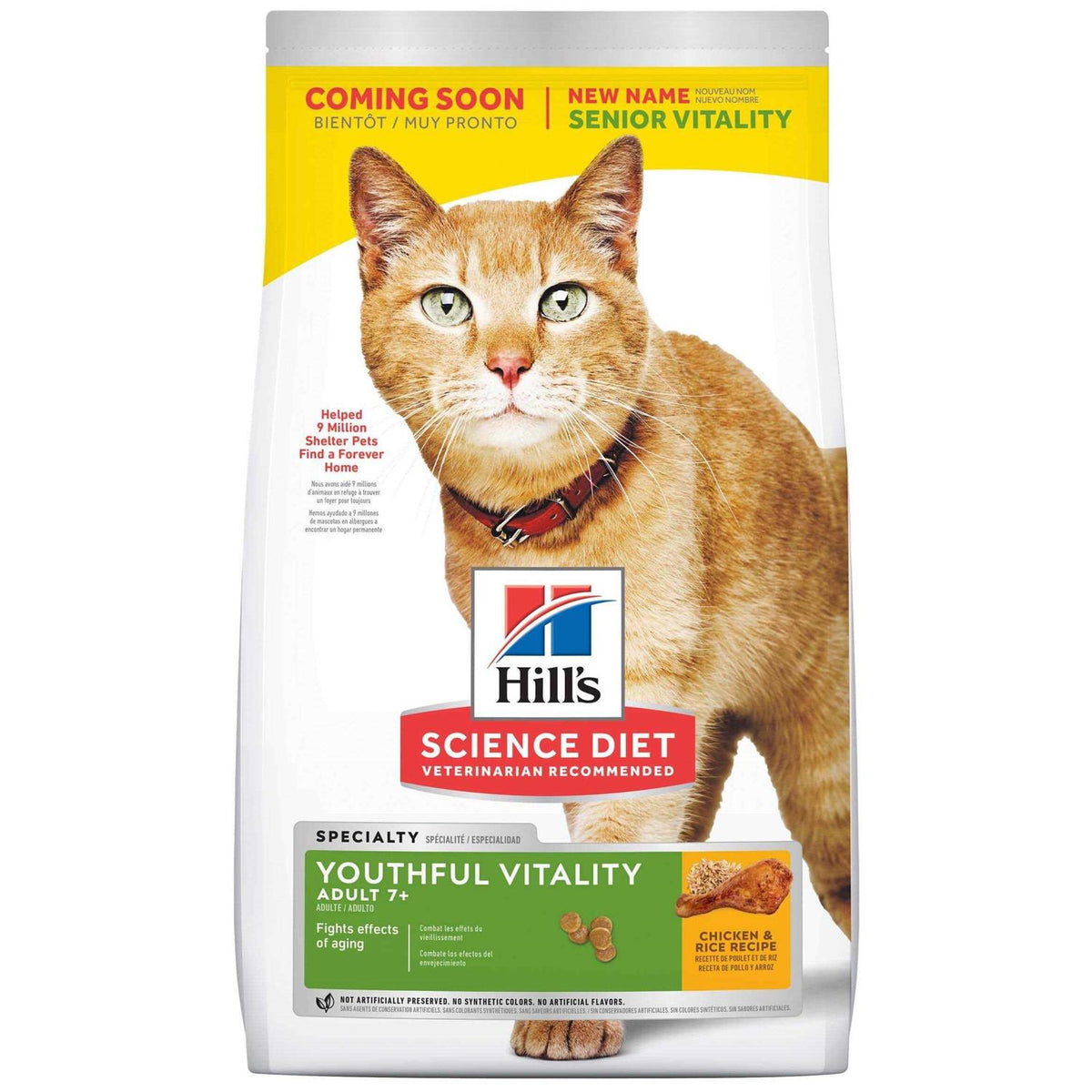 Senior Vitality Dry Cat Food V635374