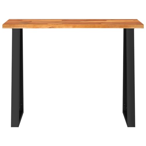 Solid Wood Acacia Console Table with Live Edge W52743
