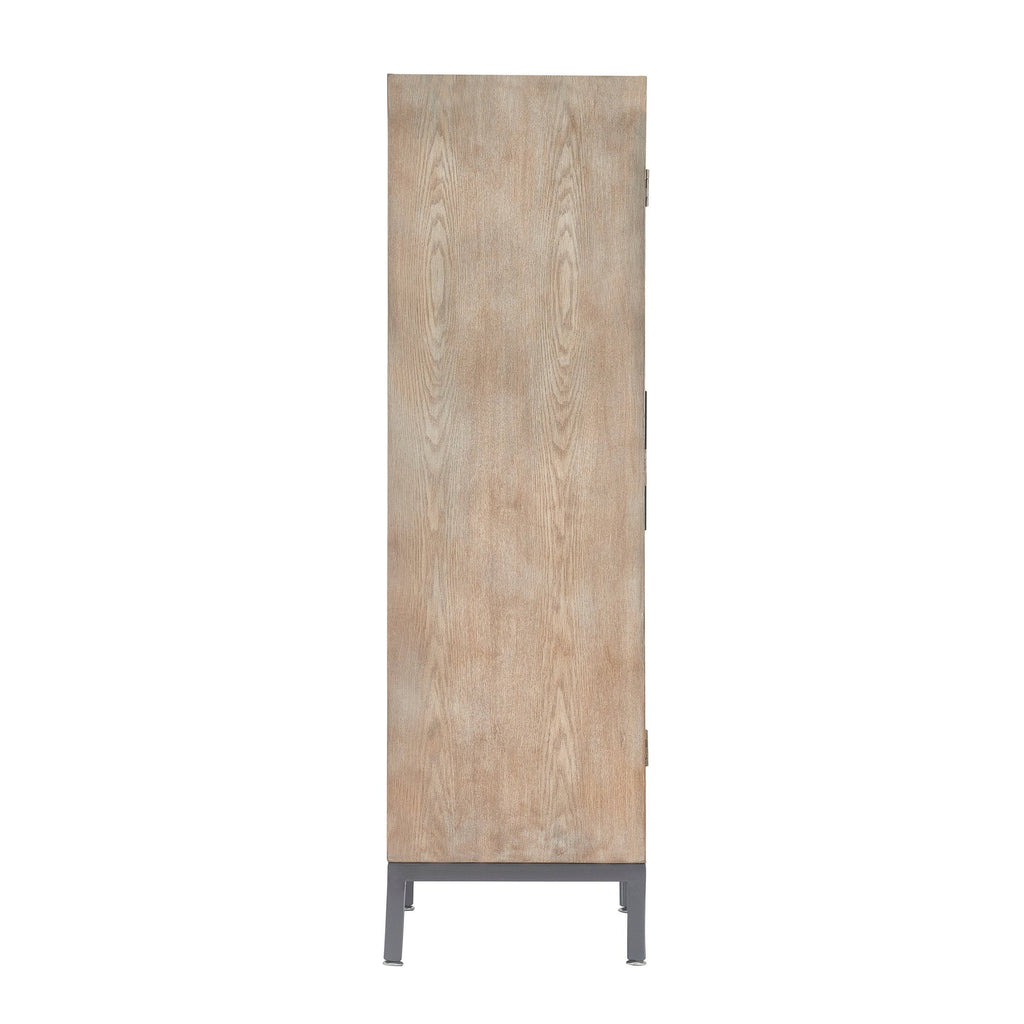 Gray Tall Storage Cabinet C941735