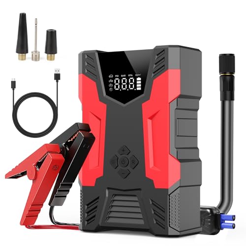 3000A 12V 37000mWh Car Jump Starter with Jumper Cables H846995