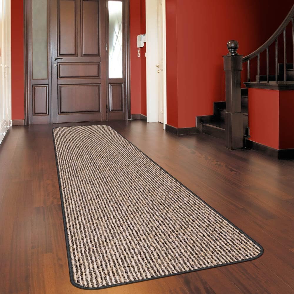 Black Skid-Resistant Carpet Runner 10 Feet X 36 Inches U5247