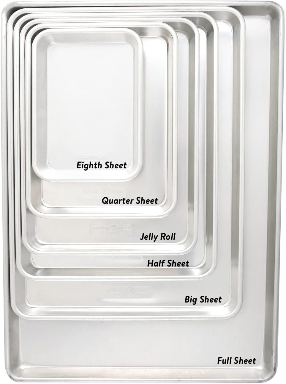 Natural Aluminum Commercial Baker's Quarter Sheet with Lid C76479