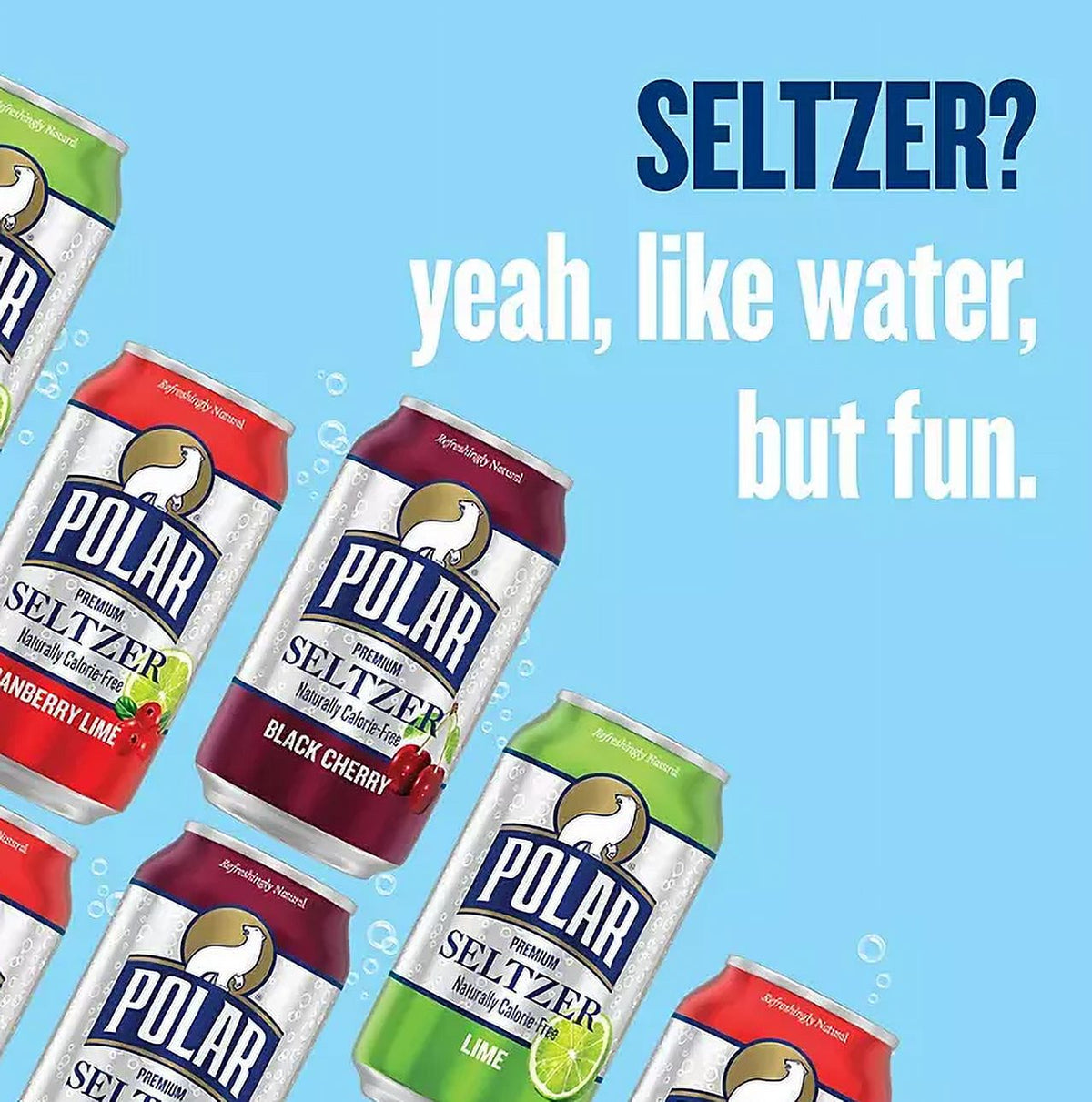 Seltzer Water Variety Pack (12 fl. oz., 24 pk.) H37865