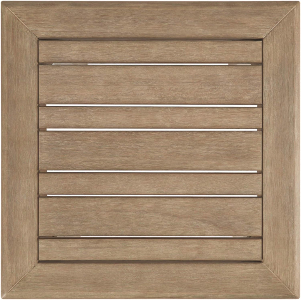 Eucalyptus Wood Square End Table L8110
