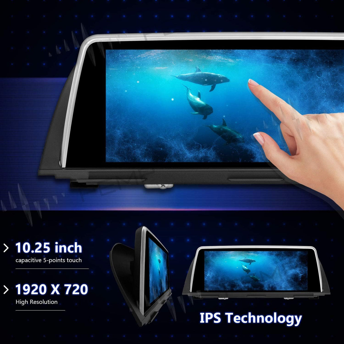 10.25 inch IPS Touch Screen Android 10 Monitor W53293