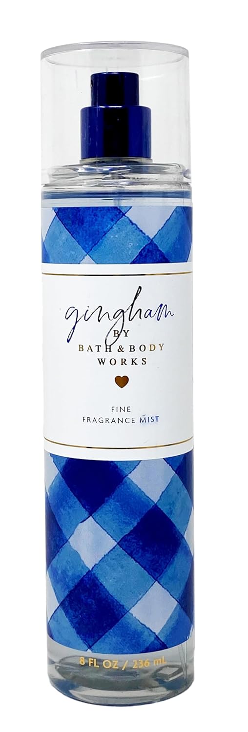 Gingham Deluxe Gift Set Fine Fragrance Mist Body Cream Shower Gel Body Lotion Moisturizing Body Wash T355