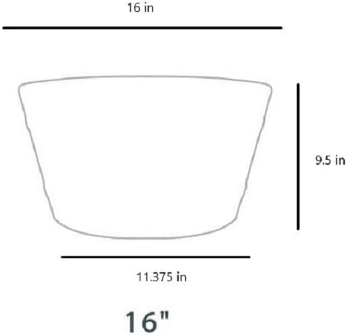16 Inch Whiskey Barrel Planter in Aged Oak Color A415