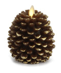 Flameless Pine Cone Candle E5275