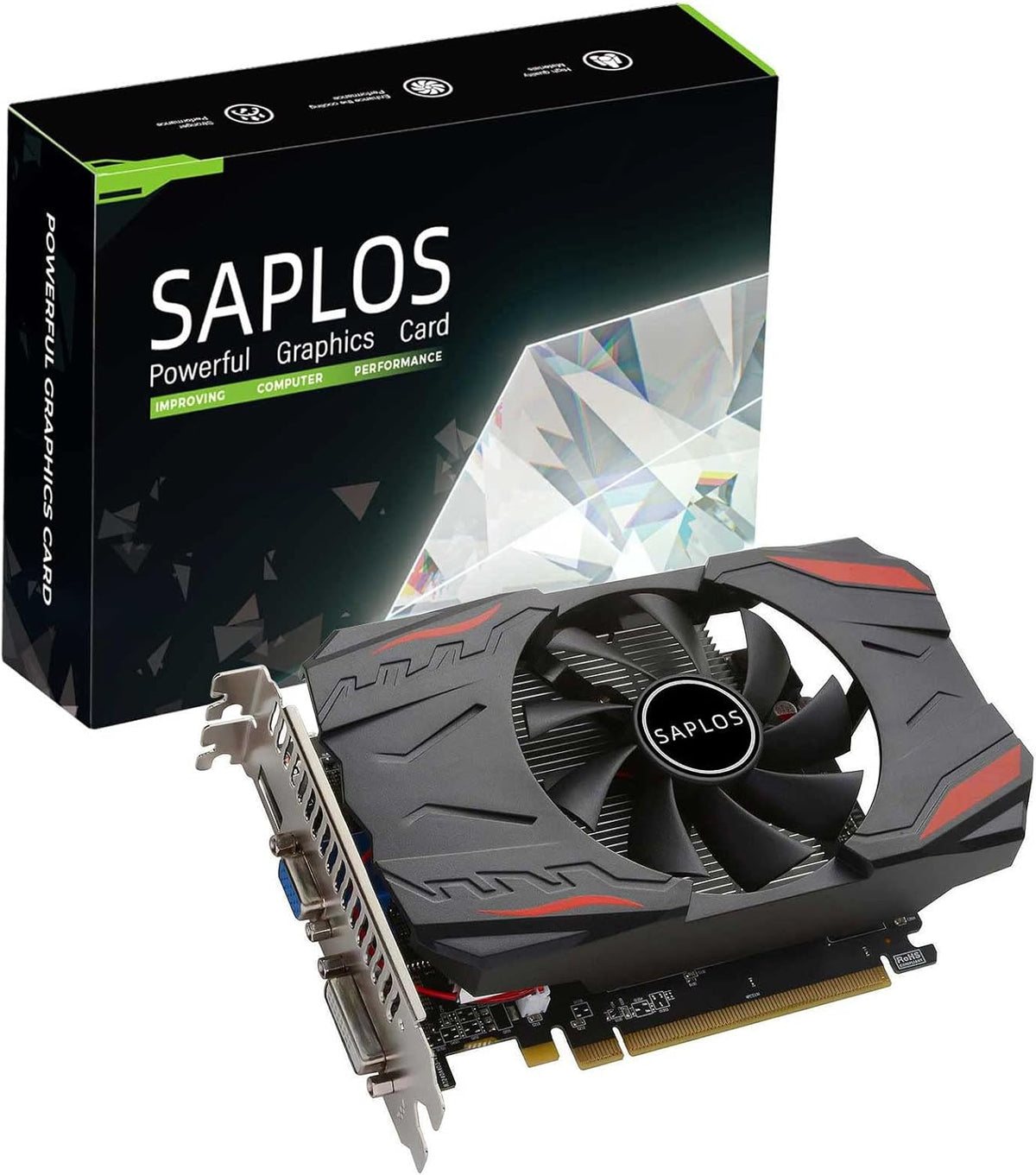 2GB 128 Bit DDR3 Graphics Card with VGA HDMI DVI-D Q122
