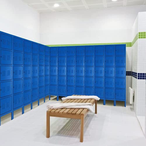 3-Tier Steel Locker 3 Doors Grey K868