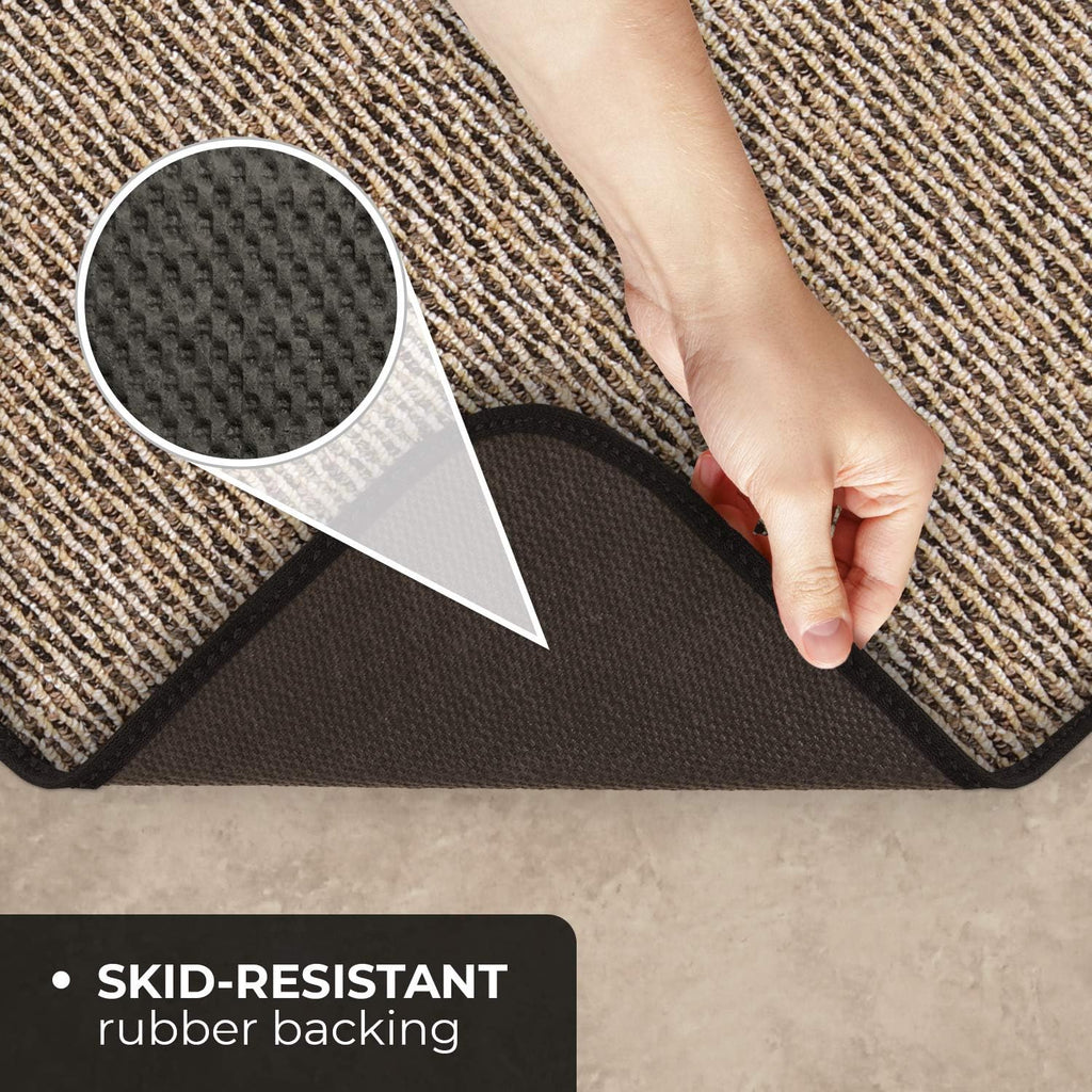 Black Skid-Resistant Carpet Runner 10 Feet X 36 Inches U5247