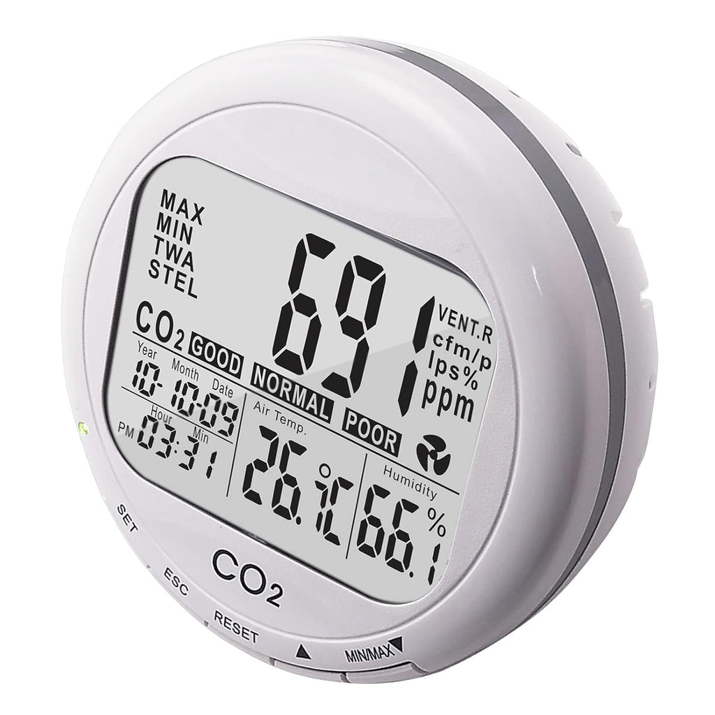 CO2 Carbon Dioxide Monitor with Relay Function NDIR Sensing Probe T203820
