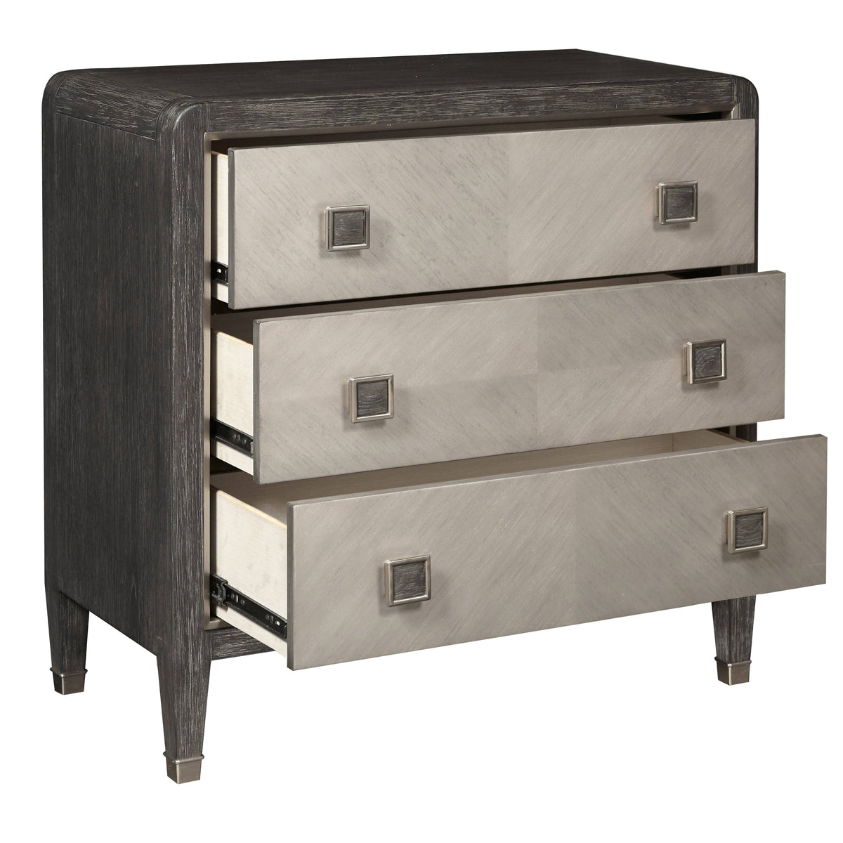 Oak Brown Three Drawer Accent Chest K7489