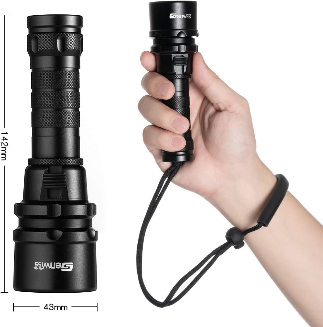 2000 Lumen Waterproof Underwater LED Dive Torch D788513