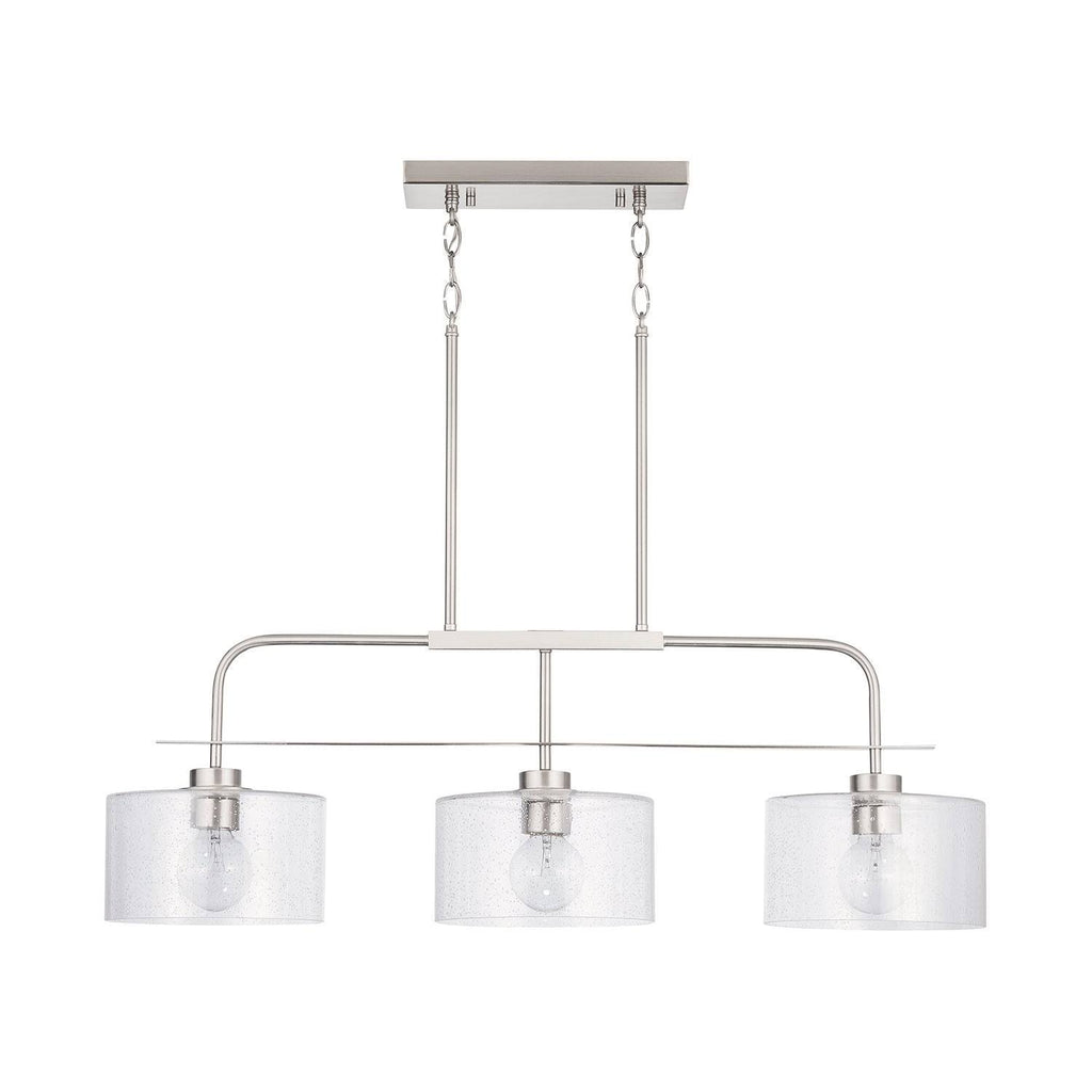 3 Light Island, Brushed Nickel G81591