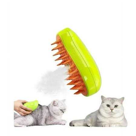 3 In1 Self Cleaning Steam Cat Brush I83796