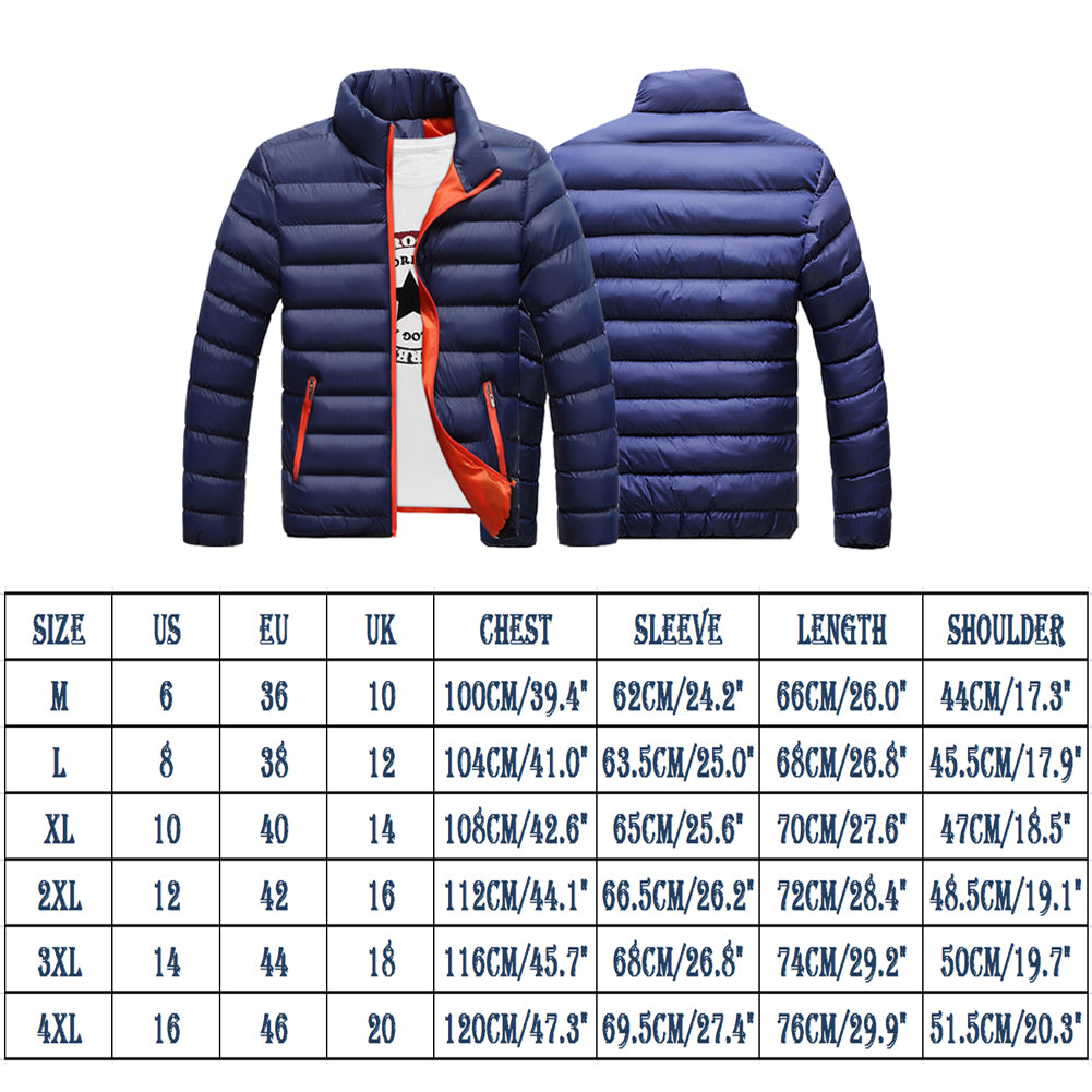 Ultra-Light Down Packable Jacket Puffer Coat Winter Outerwear A4914