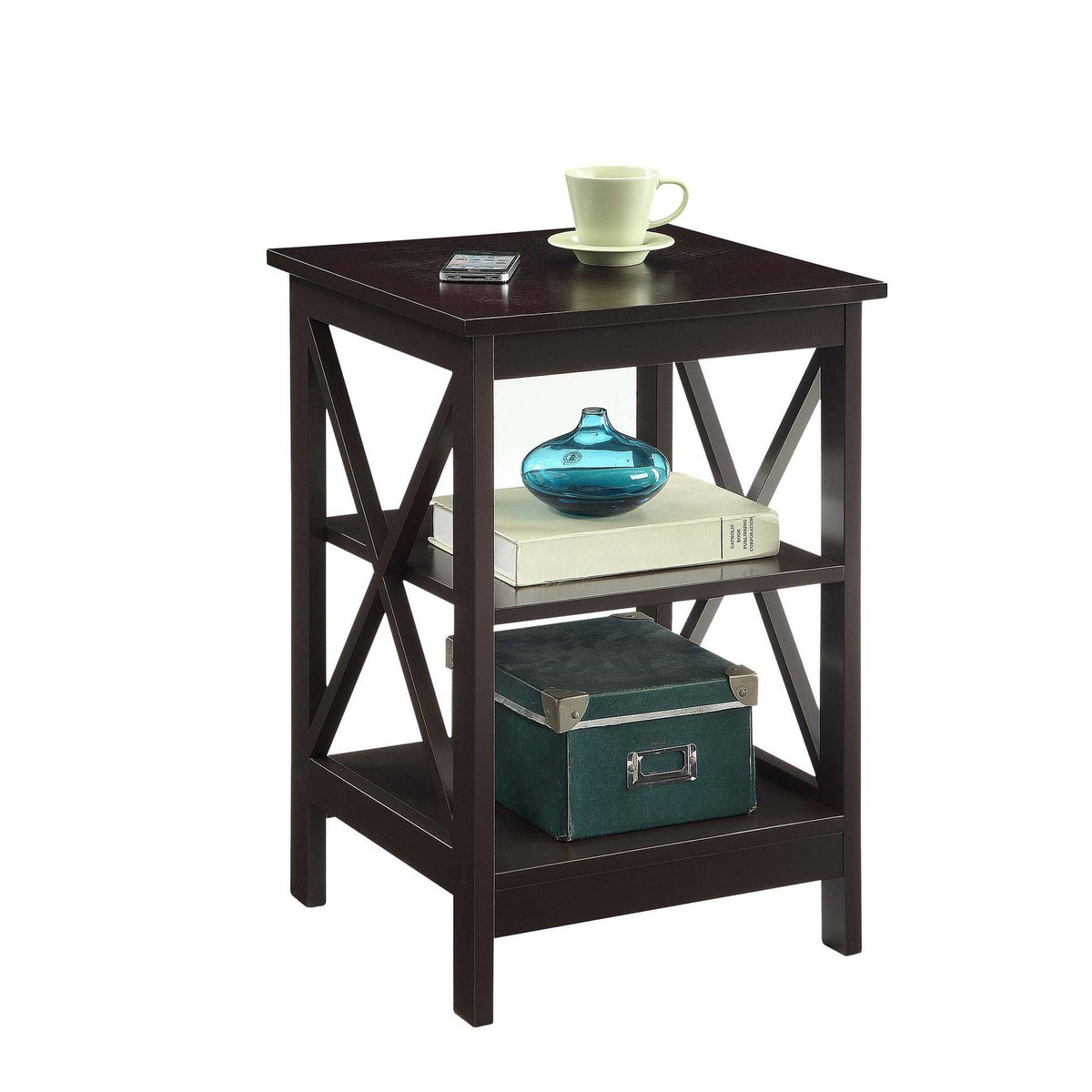Cobalt Blue X-Base End Table C8747