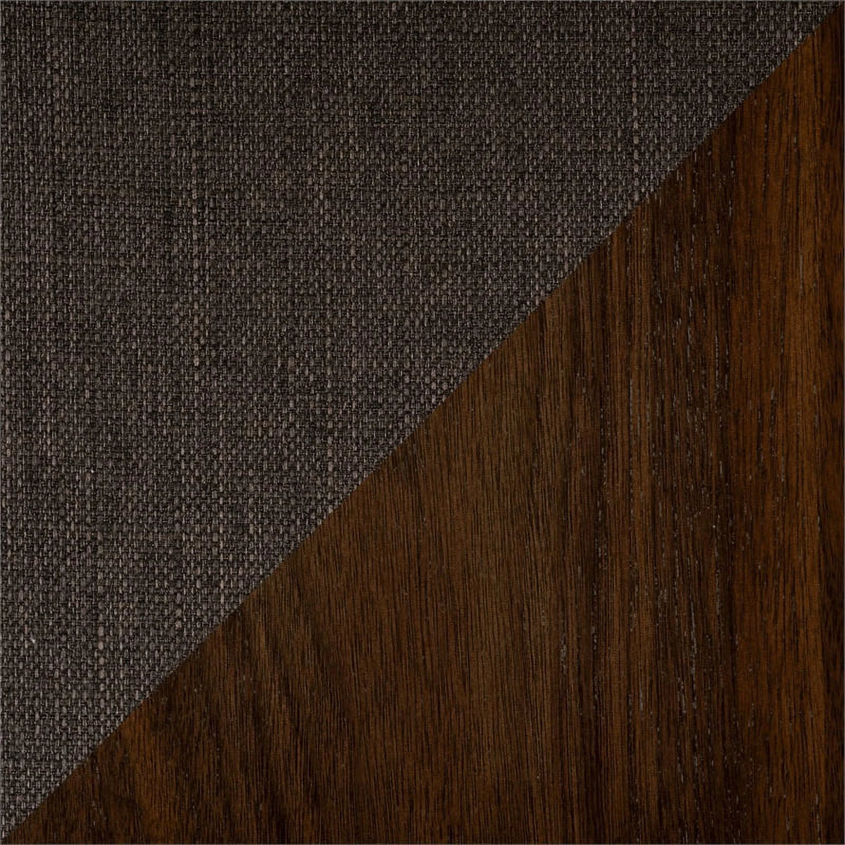 Faux Leather Counter Stool in Brown (Set of 2) P25118