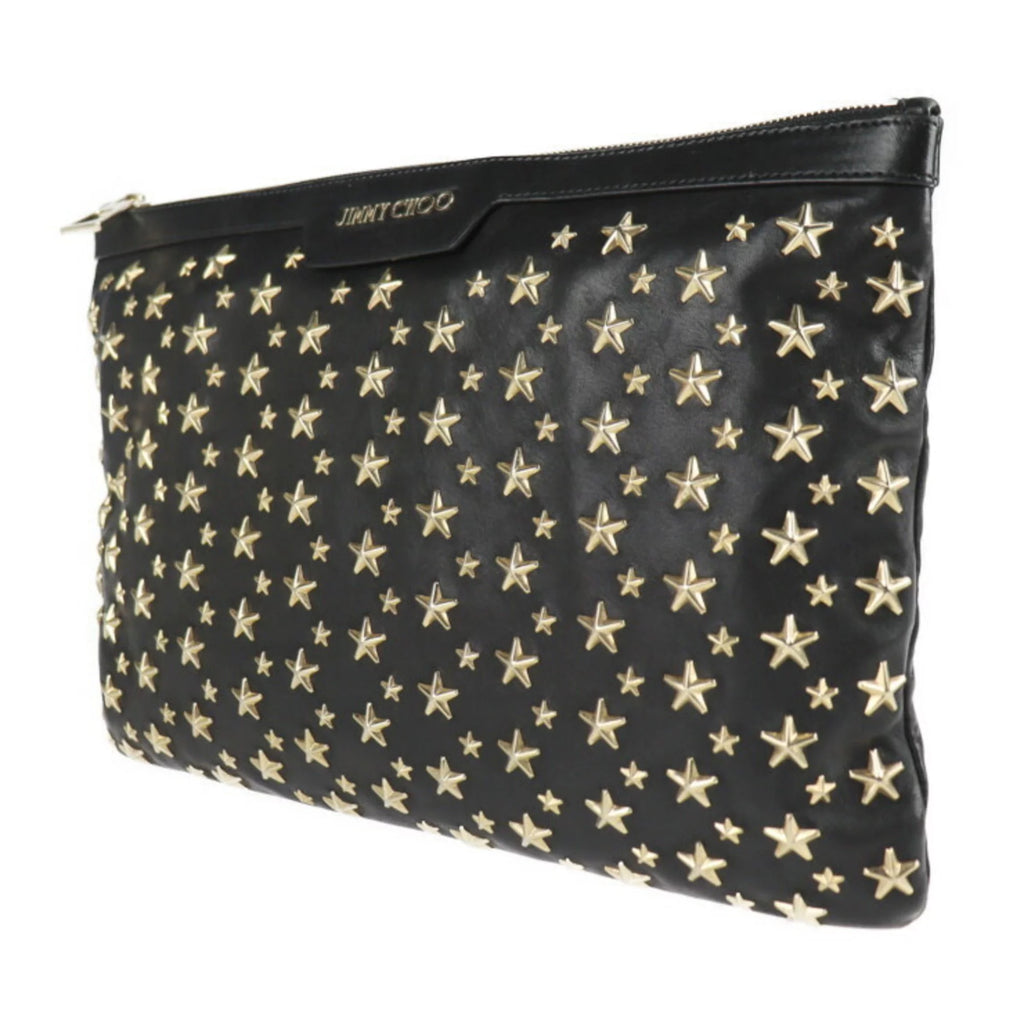 Black Leather Clutch E277293