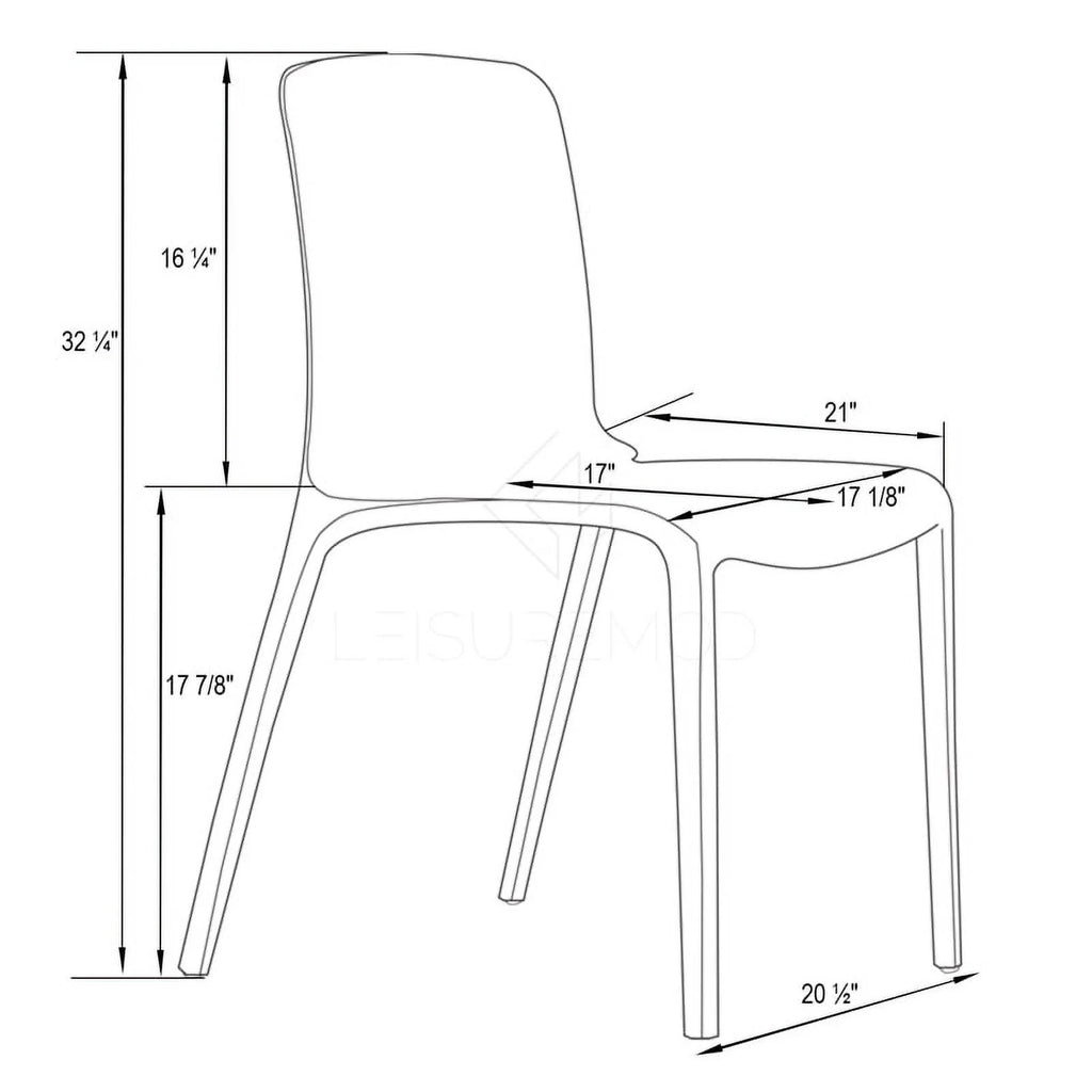 Black Dining Side Chair C6001