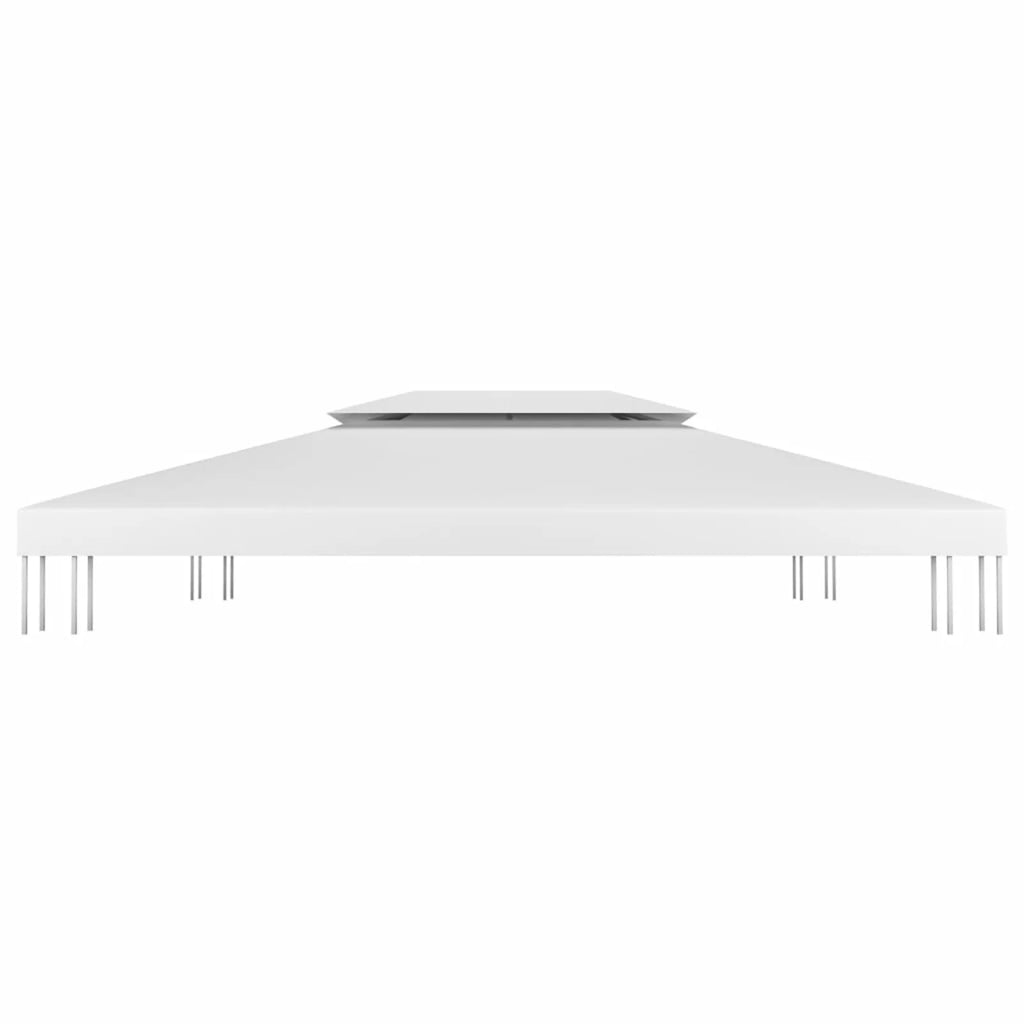 2-Tier Gazebo Cover 310 g/m² 13.1'x9.8' White K21537