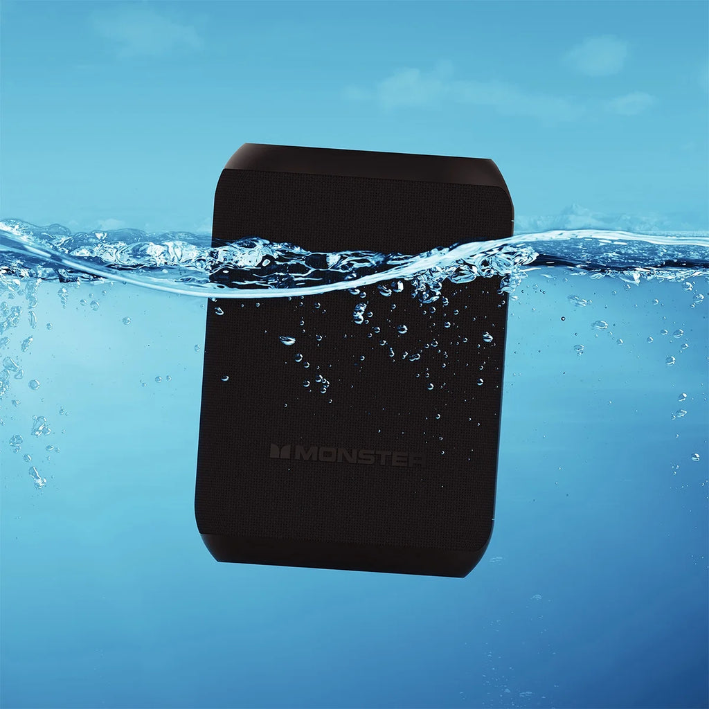 Waterproof Portable Bluetooth Speaker with Wireless Charging Base Black E28153