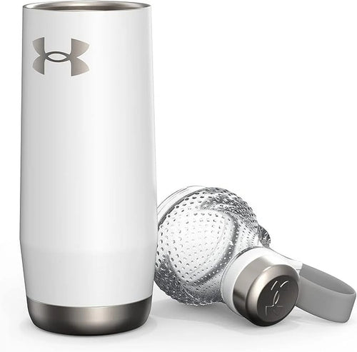 22oz Satin White Water Bottle B283505