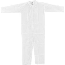Disposable Polypropylene Coverall, White, 3X-Large, 25/Case M914346