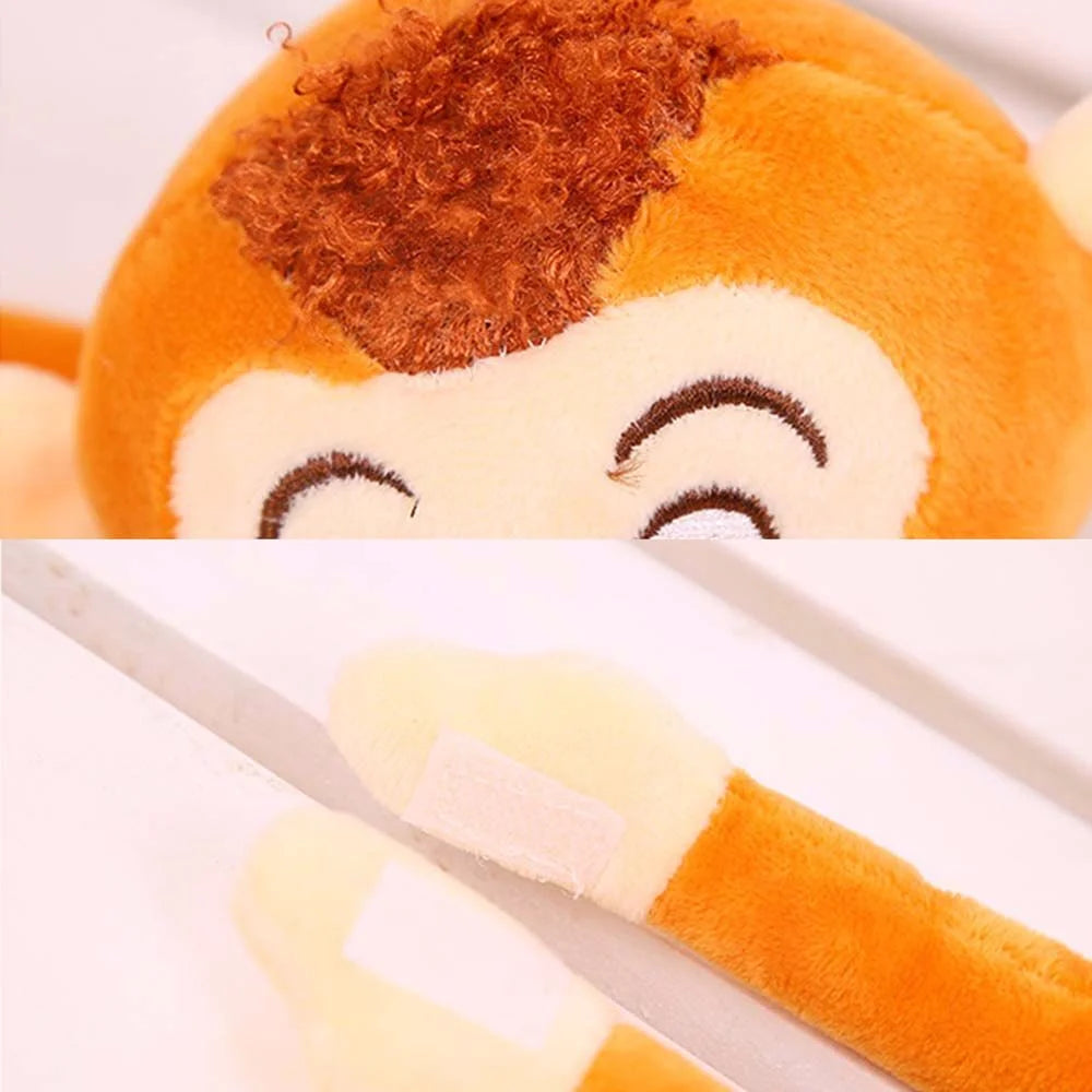 Brown Long-Arm Monkey Plush Doll D3309