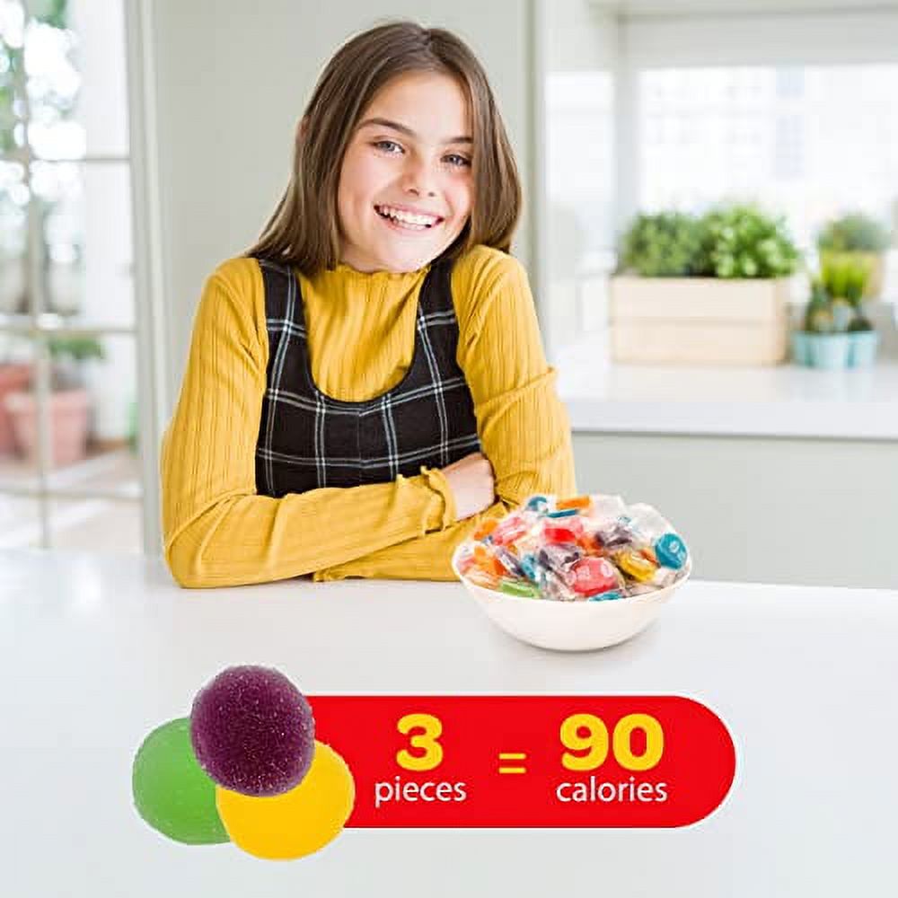 Fruit Disk Jelly Patties Candy, Individually Wrapped, 2 Pounds A97561