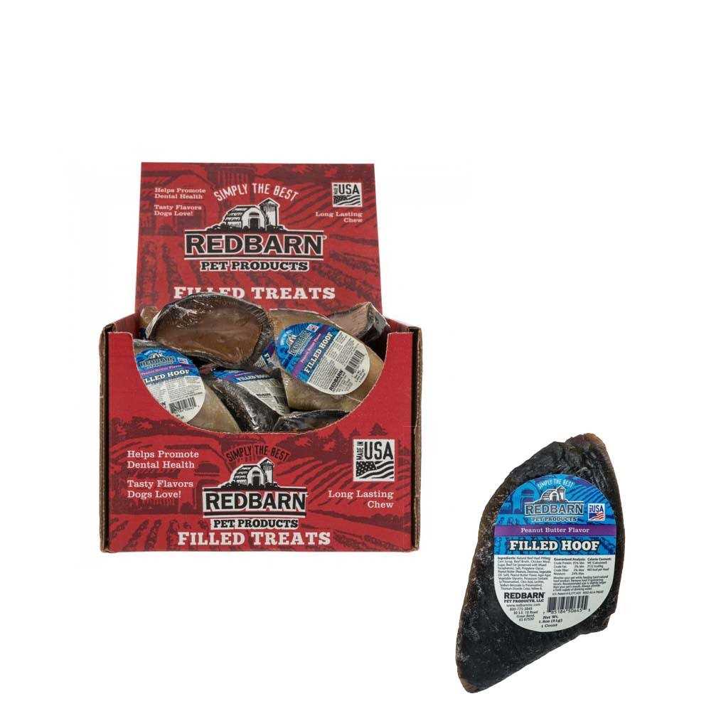 Peanut Butter Filled Hoof Dog Treat A539