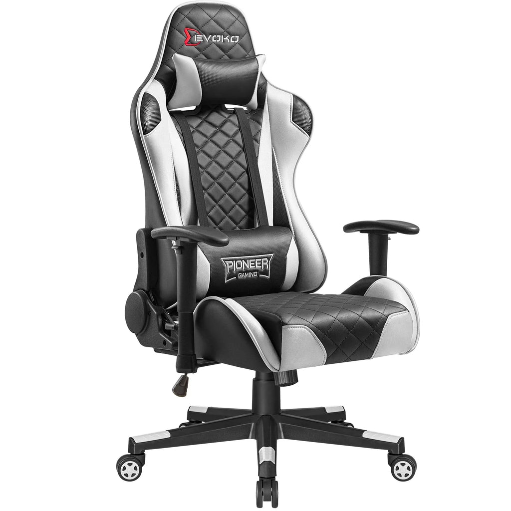 Red Ergonomic Gaming Chair with Headrest and Lumbar Support Z9168