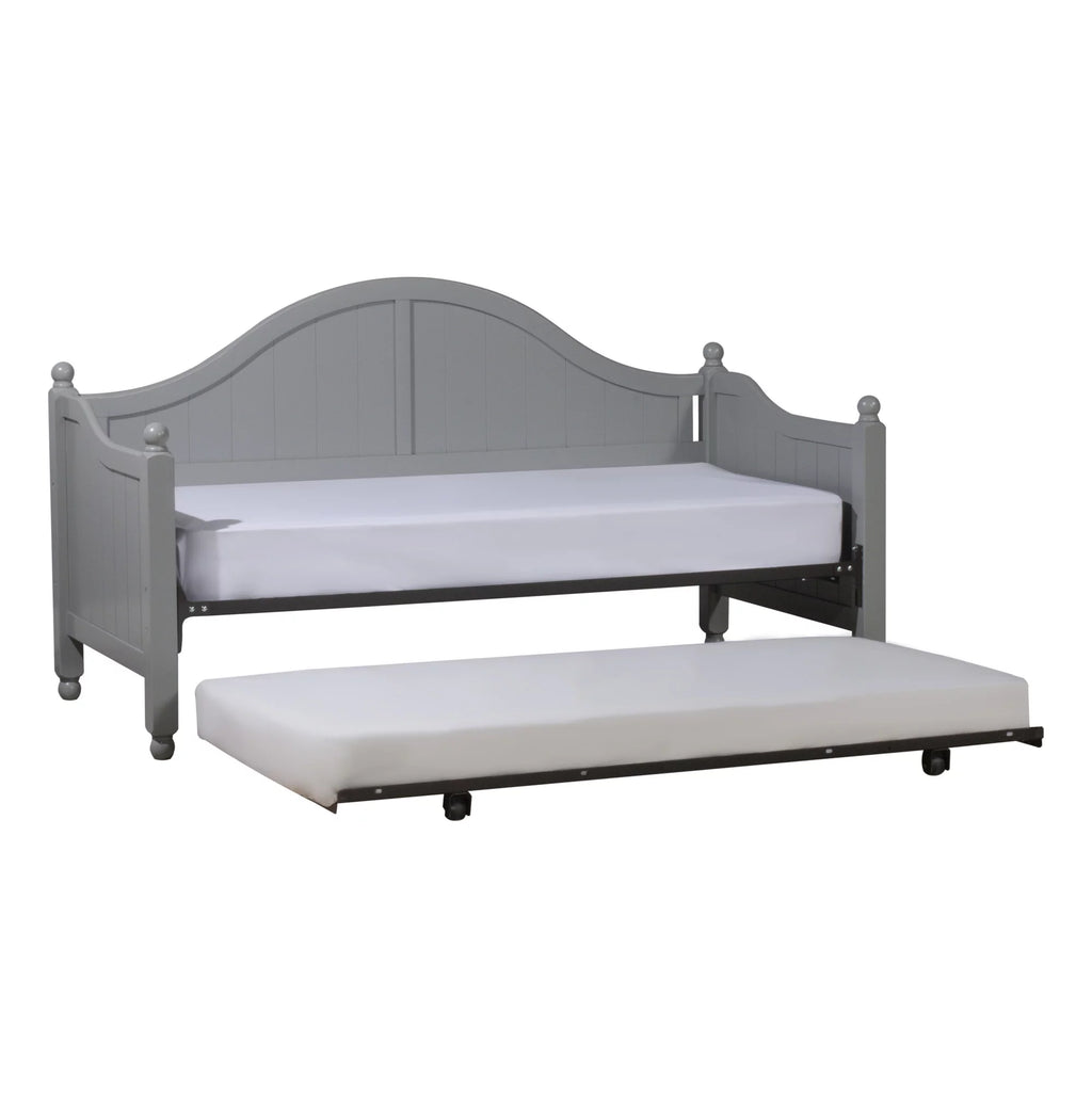 Gray Wood Daybed with Trundle U421