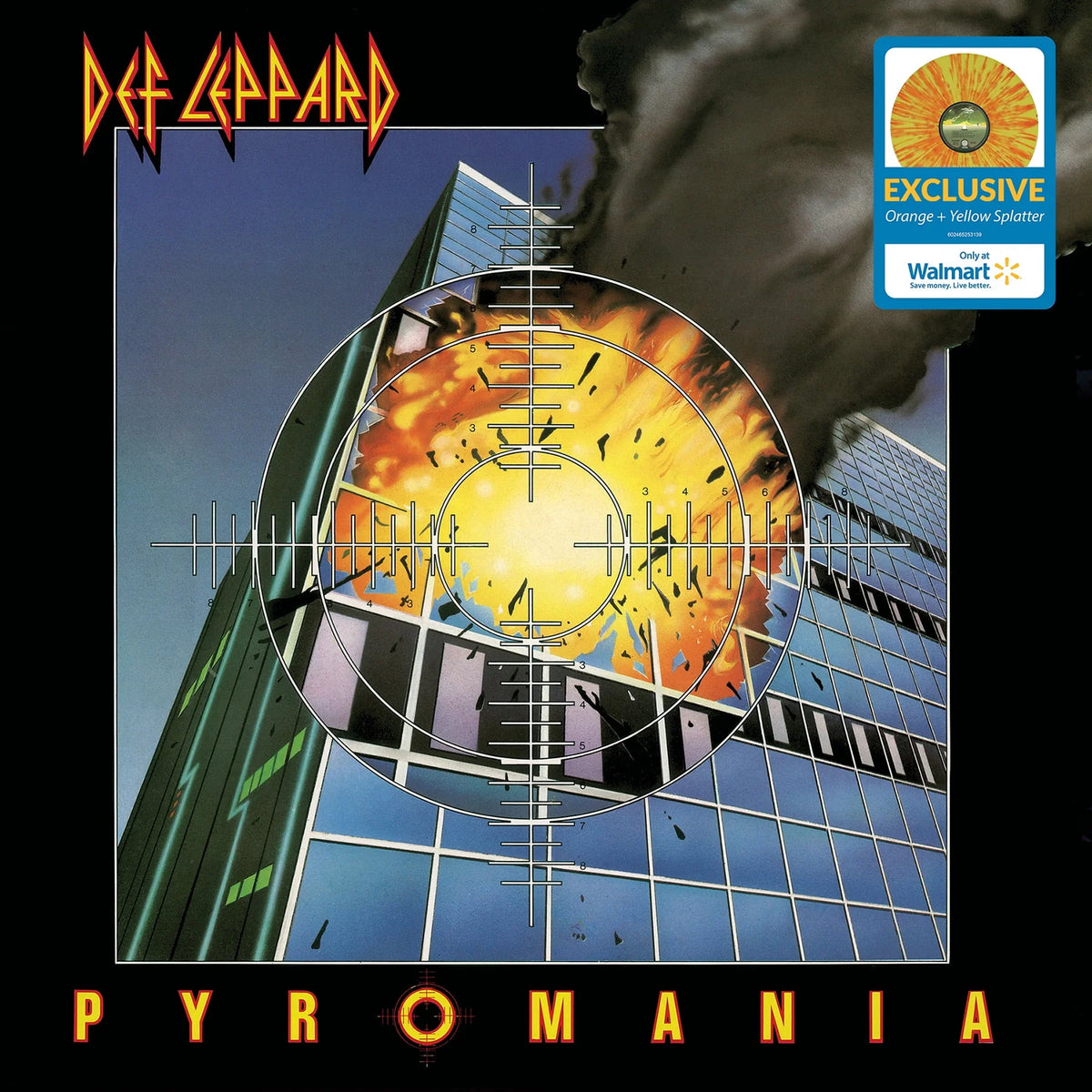 Orange & Yellow Splatter Vinyl Rock LP R717