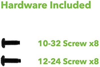 Adjustable Rack Mount Server Shelf Rails 1U Full Depth 3-Pack V45407
