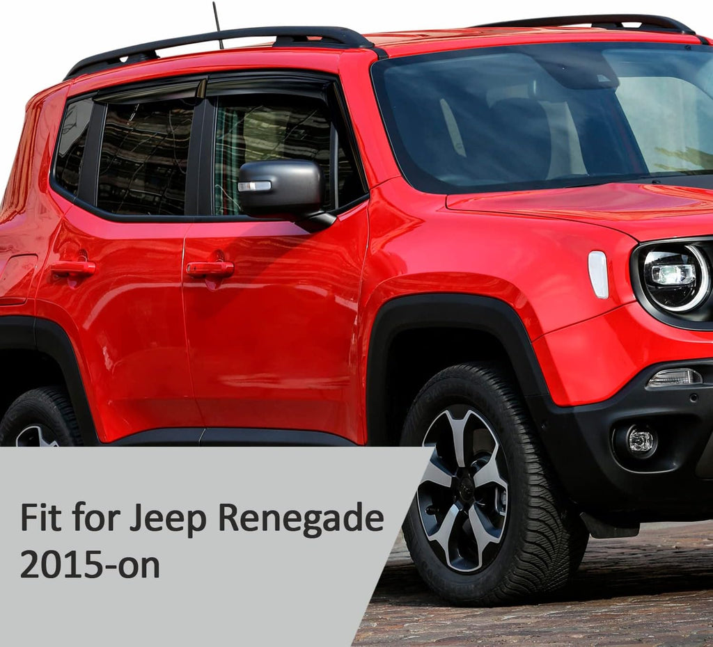 4 Pieces Rain Guards for Jeep Renegade J590355