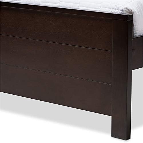 Twin Platform Bed in Espresso H2302