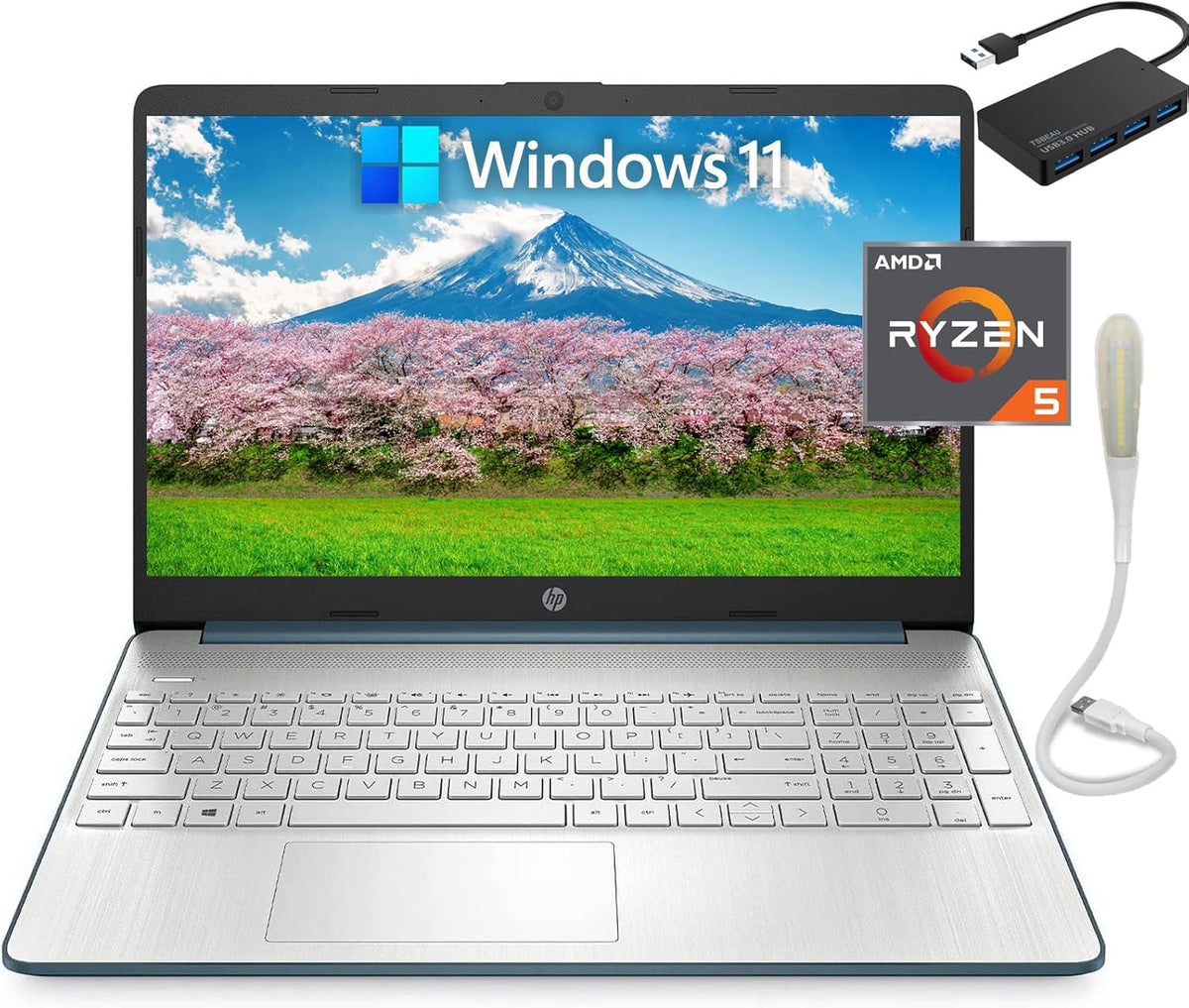 15.6" FHD Laptop, AMD Ryzen 5 6-Cores Processor, 16GB RAM, 512GB SSD, Silver L499038
