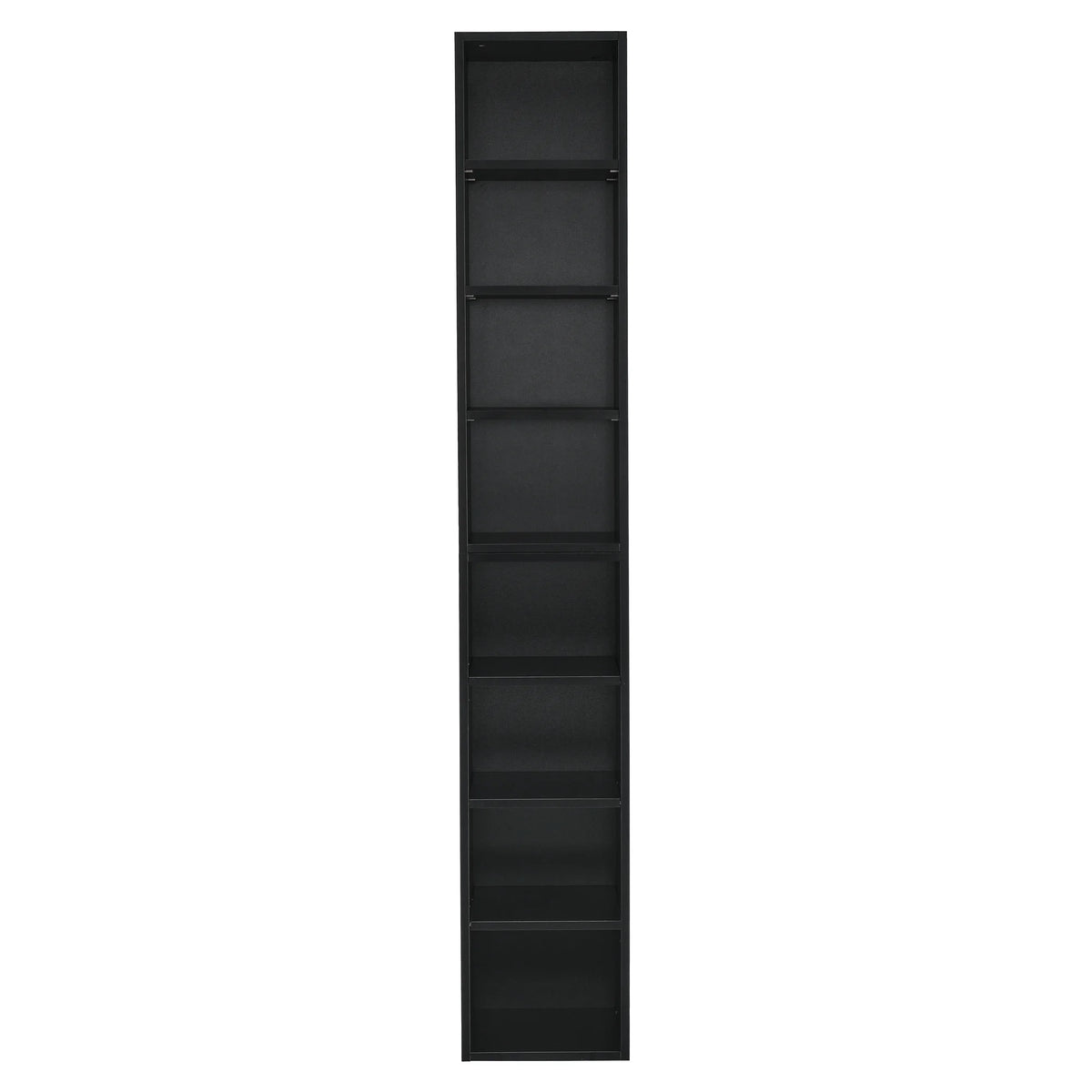 8-Tier Tall Narrow Bookcase with Adjustable Shelves K1382